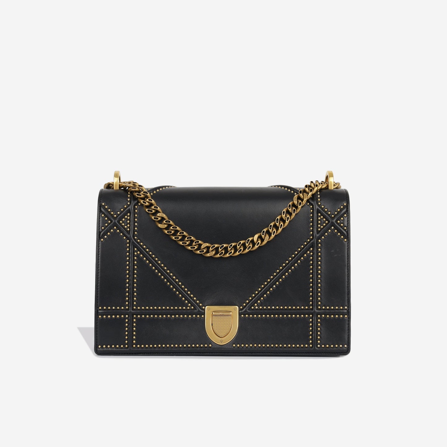 Dior Chain Leather Tote Bag