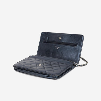 Chanel Classic Flap Calfskin Navy Crossbody