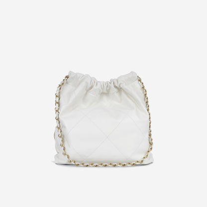 Chanel Luxury Calfskin Gold Tote Bag Style 6