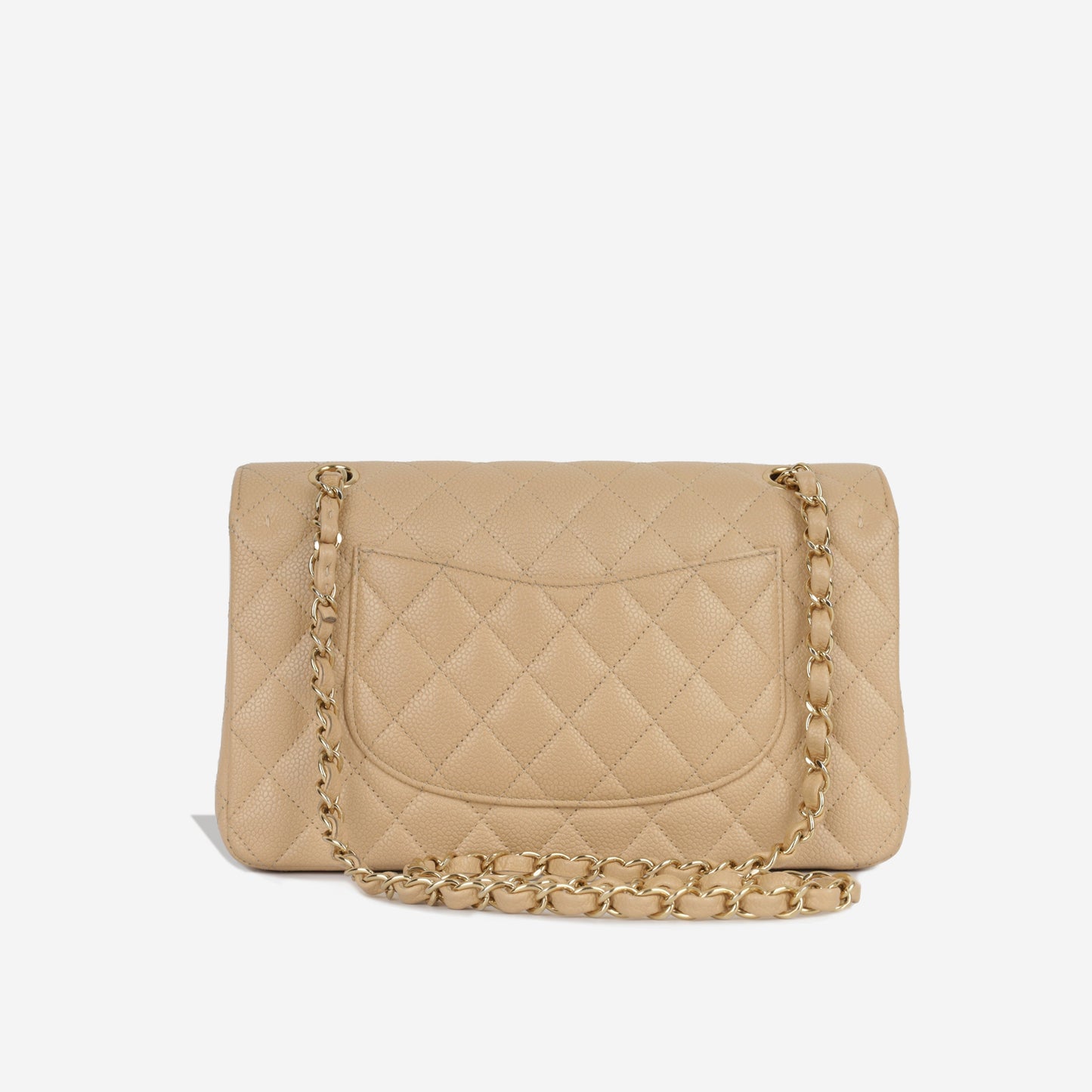 Chanel Classic Flap Caviar Gold Shoulder Bag Style 19