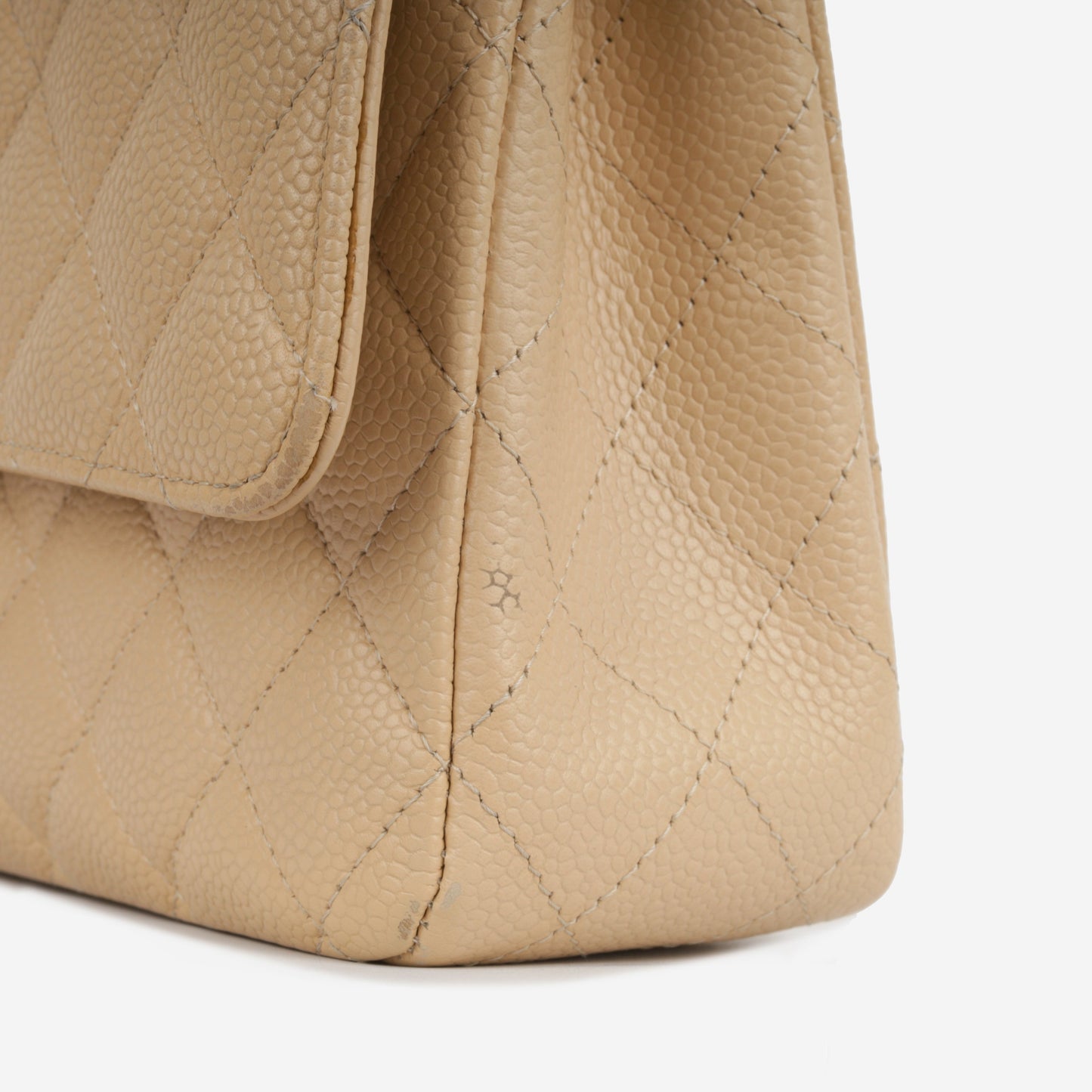 Chanel Classic Flap Caviar Gold Shoulder Bag Style 19
