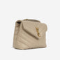 Saint Laurent Small Loulou - Beige