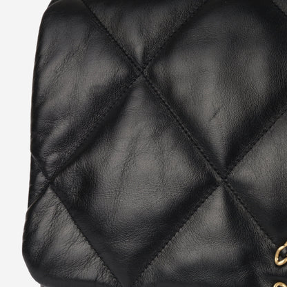 Chanel Chanel 19 Lambskin Black Shoulder Bag Style 32