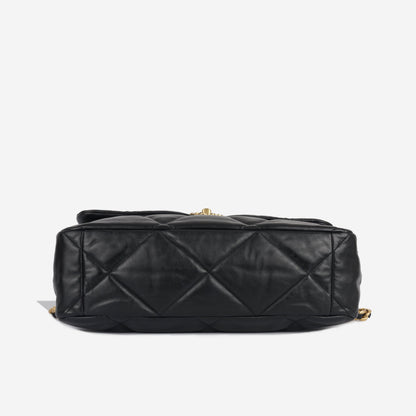 Chanel Chanel 19 Lambskin Black Shoulder Bag Style 32