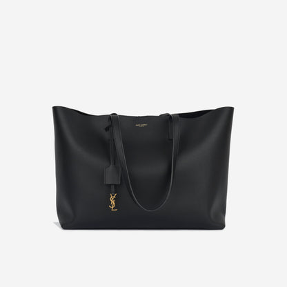 Saint Laurent Calfskin Black Tote Bag