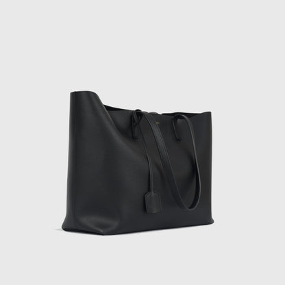 Saint Laurent Calfskin Black Tote Bag