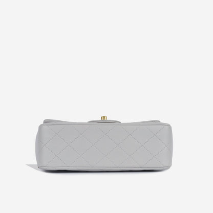 Chanel Classic Flap Lambskin Gold Shoulder Bag Style 127