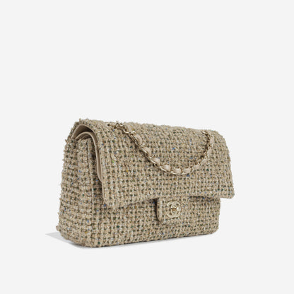 Chanel Classic Flap Caviar Gold Shoulder Bag Style 18