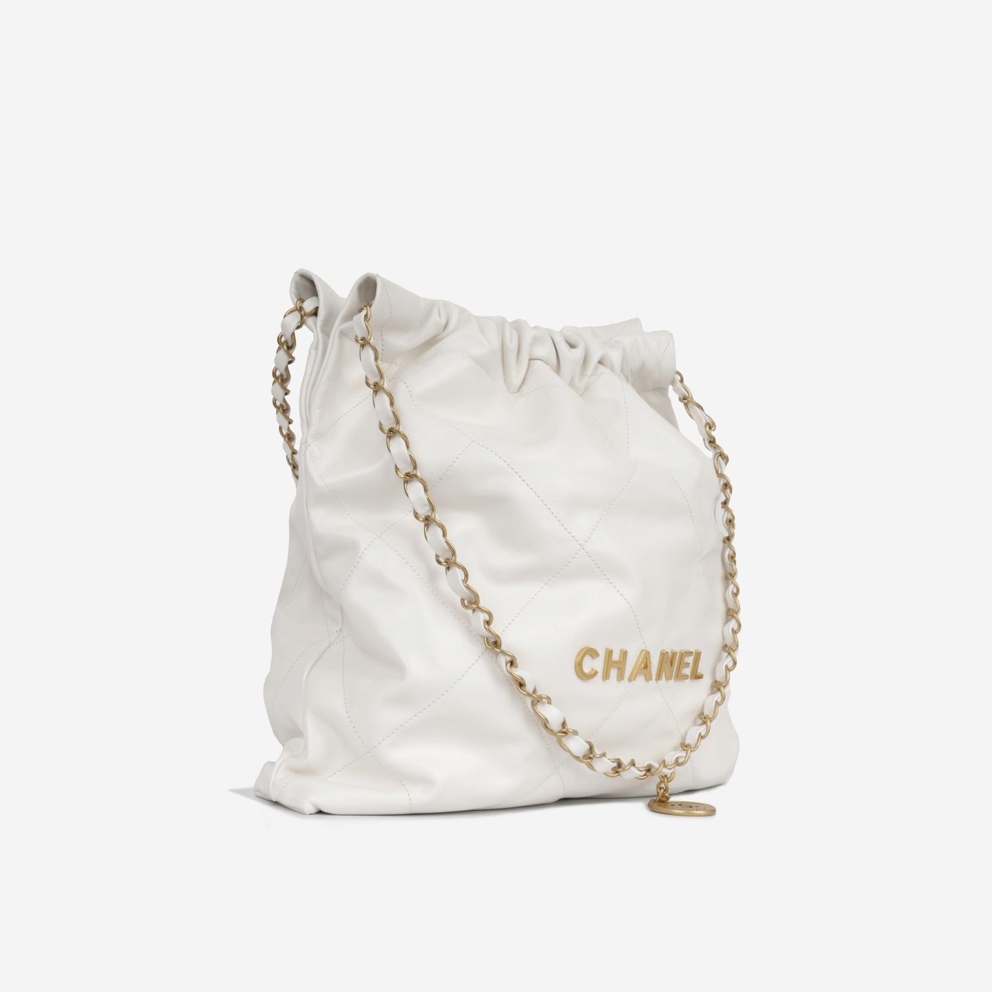 Chanel Luxury Calfskin Gold Tote Bag Style 4