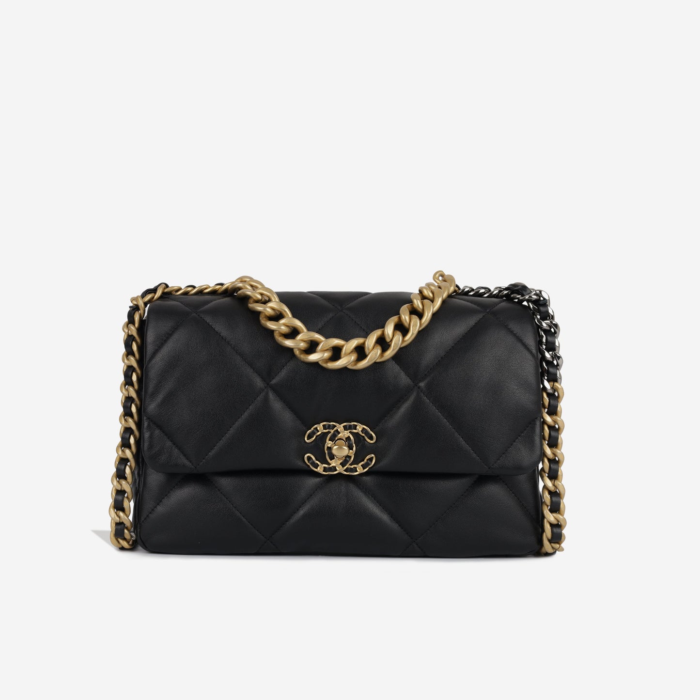 Chanel Chanel 19 Leather Black Shoulder Bag