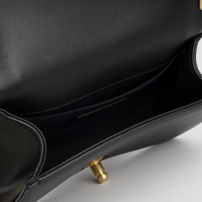 Chanel Boy Bag Lambskin Black Shoulder Bag Style 52