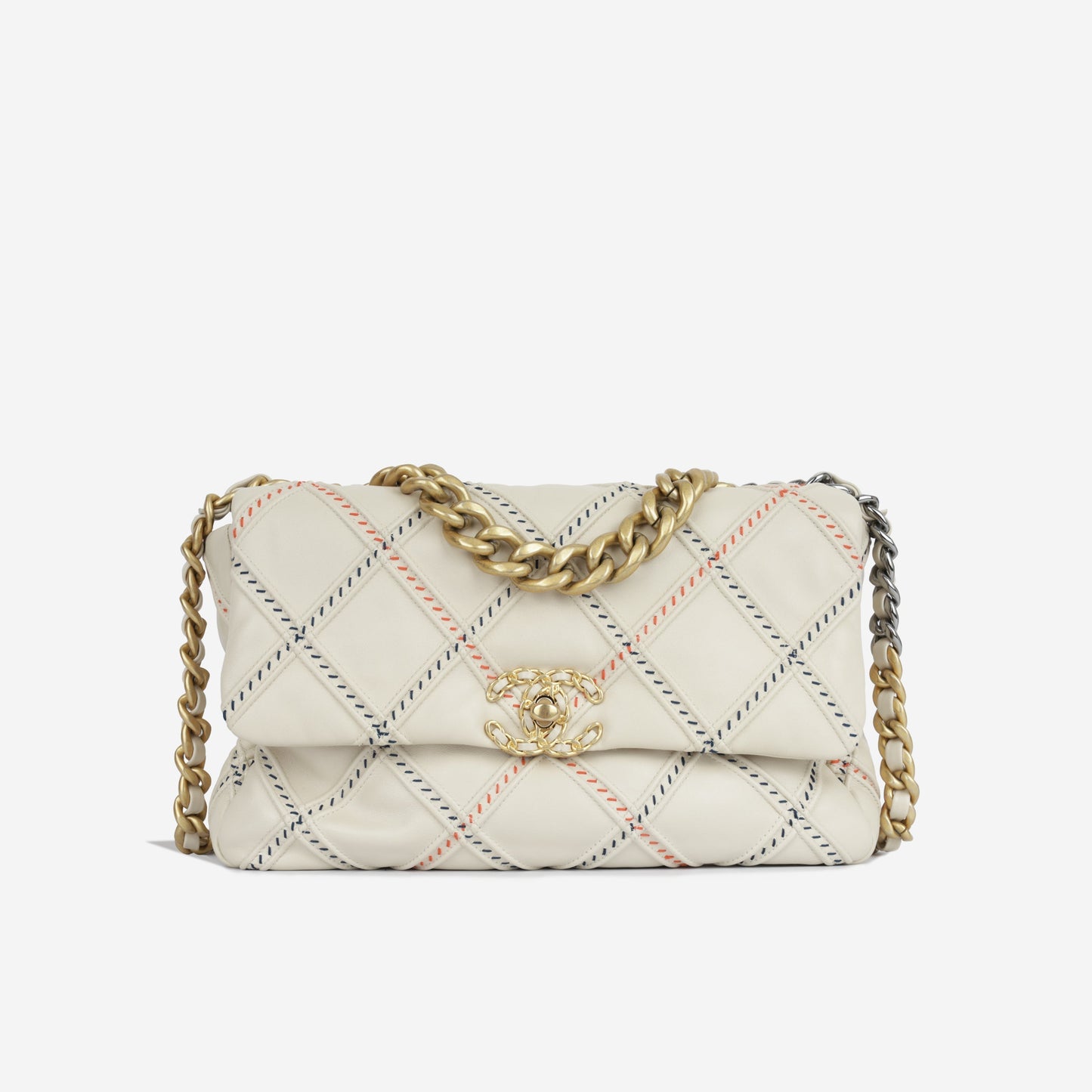 Chanel Chanel 19 Lambskin Gold Shoulder Bag Style 7