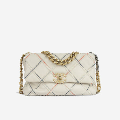 Chanel Chanel 19 Lambskin Gold Shoulder Bag Style 7