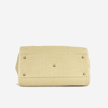 Chanel Deauville Calfskin Gold Tote Bag