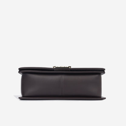 Chanel Boy Bag Lambskin Brown Shoulder Bag Lambskin