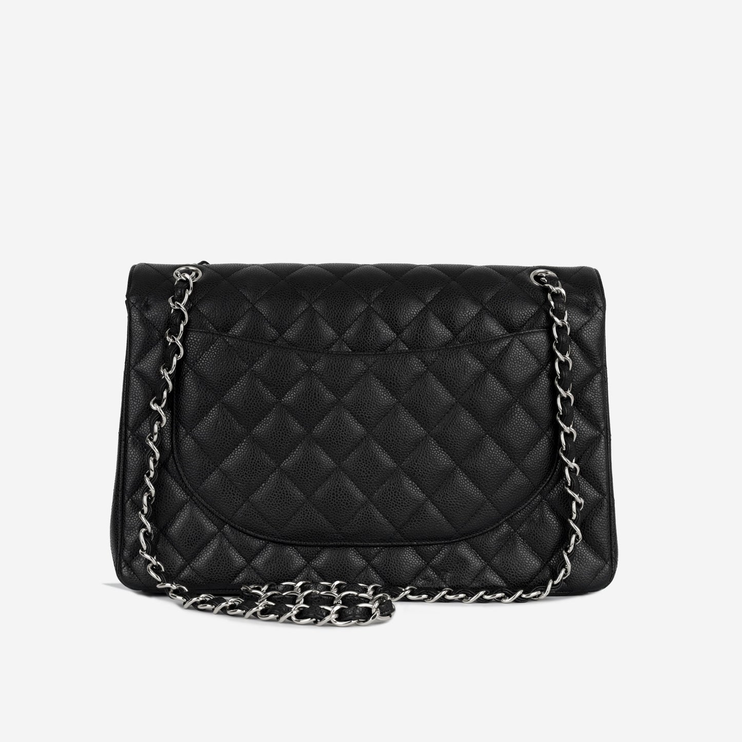 Chanel Classic Flap Caviar Black Shoulder Bag Style 140