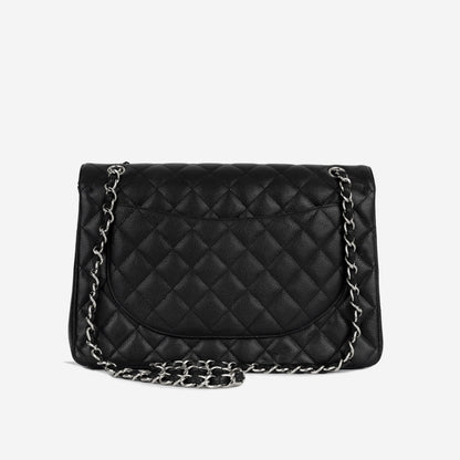 Chanel Classic Flap Caviar Black Shoulder Bag Style 140