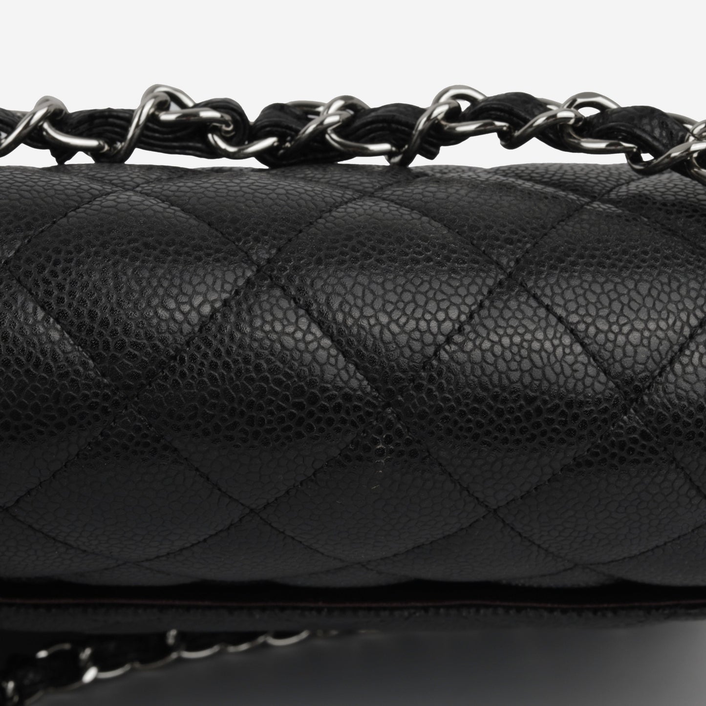 Chanel Classic Flap Caviar Black Shoulder Bag Style 140