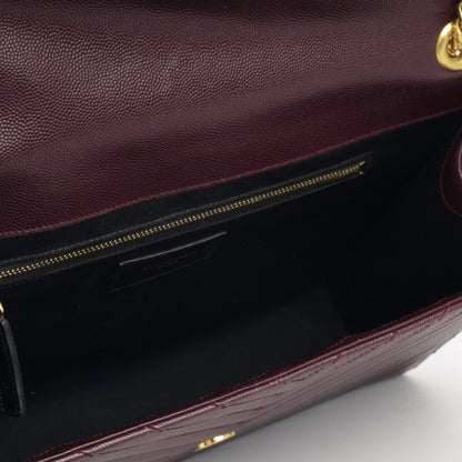 Saint Laurent Envelope Red Shoulder Bag Style 5