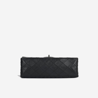Chanel Classic Flap Lambskin Black Shoulder Bag Style 4