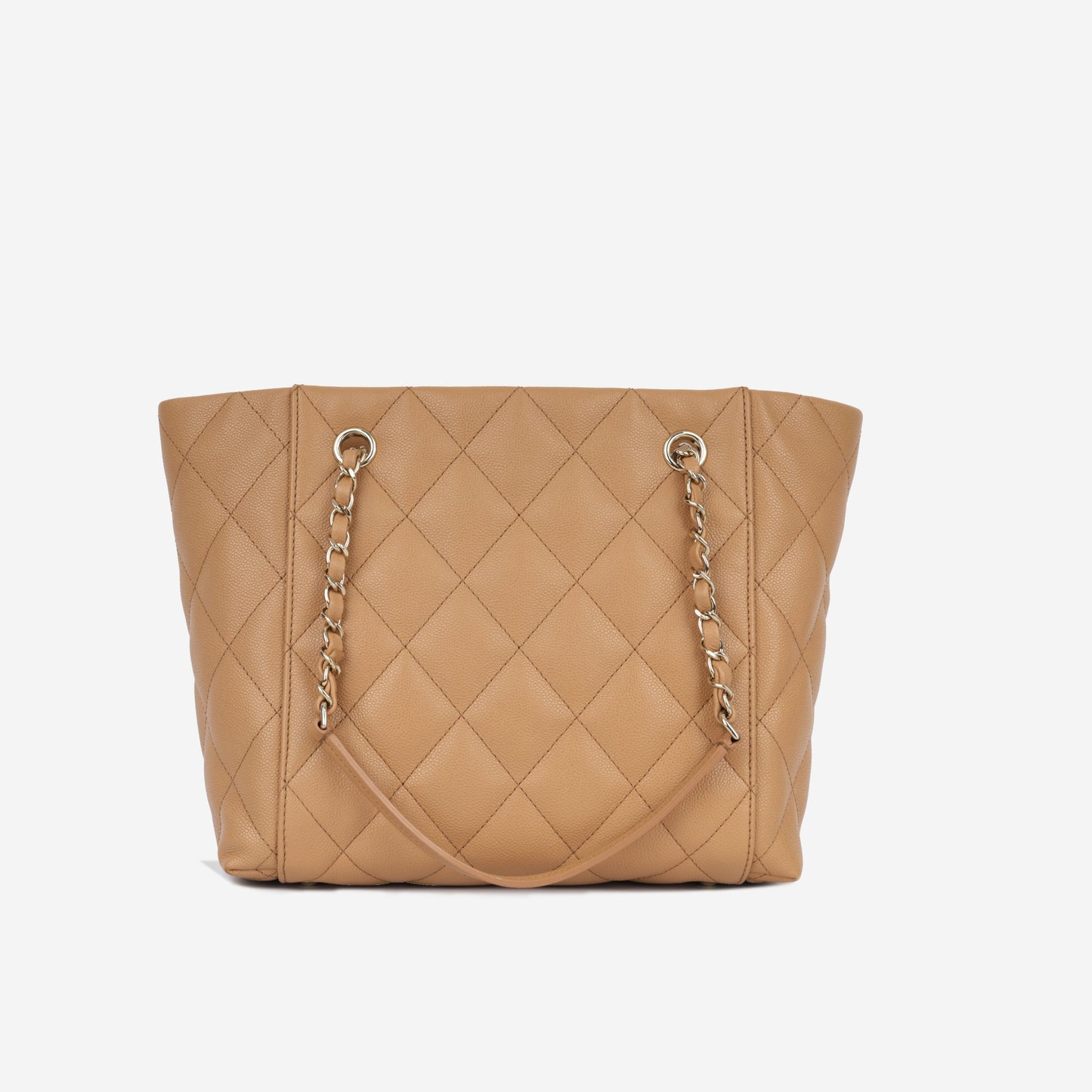 Chanel Large Cc Shopping Tote - Caramel