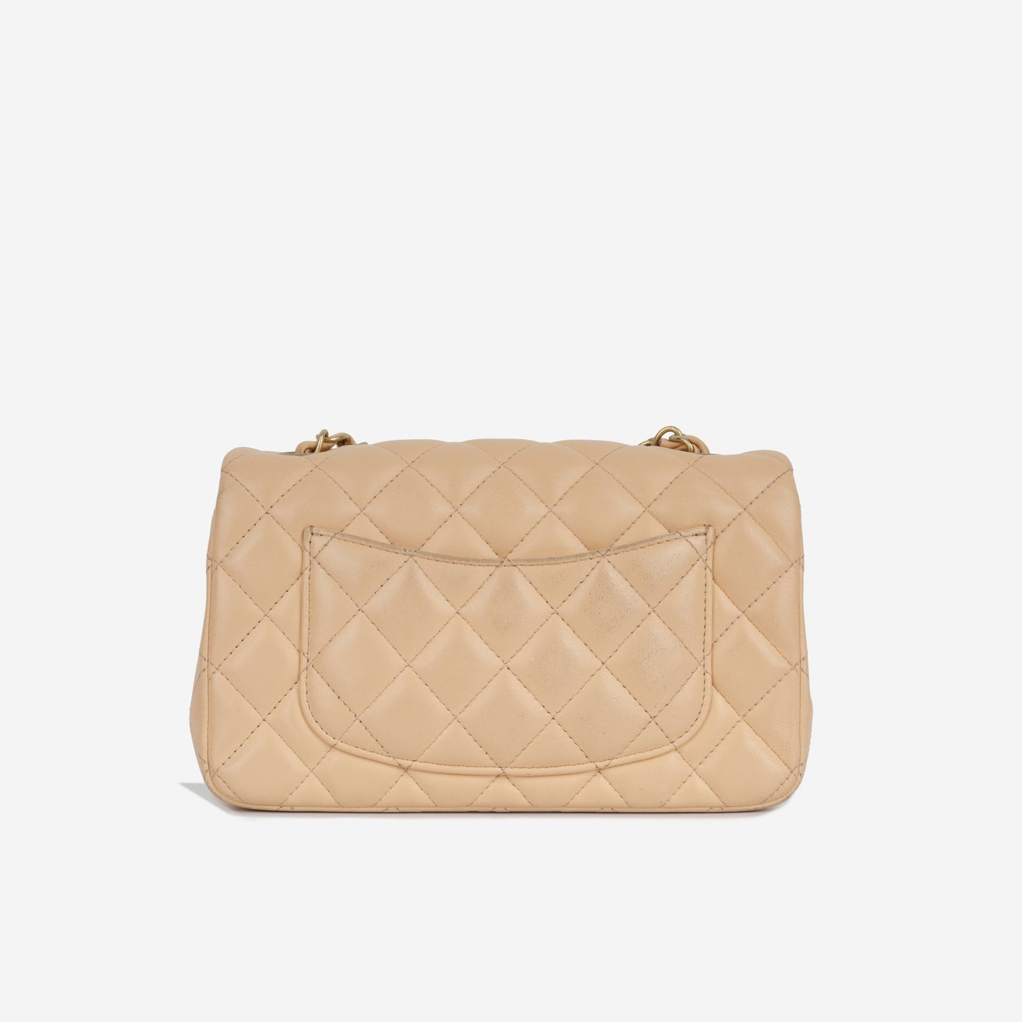Chanel Classic Flap Lambskin Gold Shoulder Bag Style 43