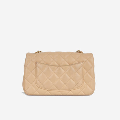 Chanel Classic Flap Lambskin Gold Shoulder Bag Style 43