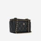 Chanel Vanity Lambskin Black Clutch Style 14