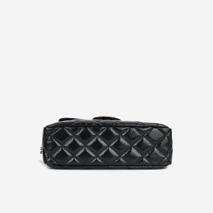 Chanel Medallion Calfskin Black Shoulder Bag
