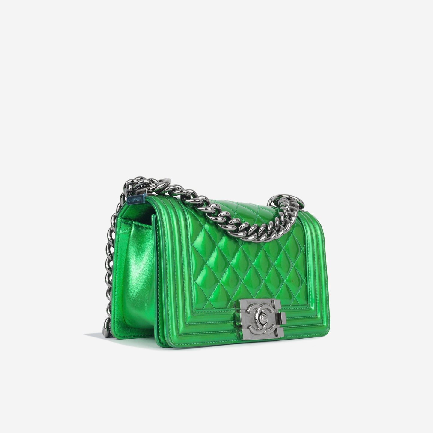 Chanel Boy Bag Lambskin Black Shoulder Bag Style 51