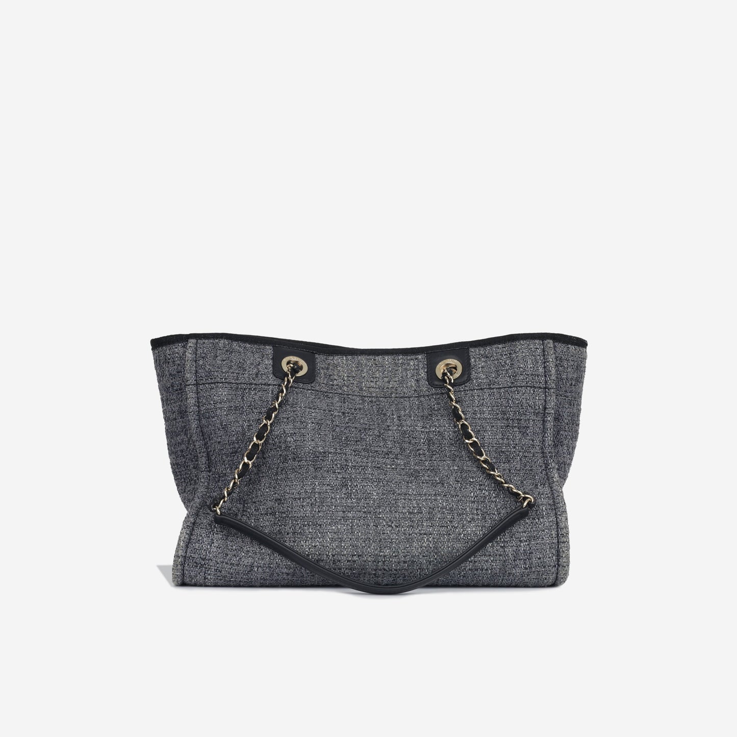 Chanel Deauville Caviar Black Tote Bag Caviar