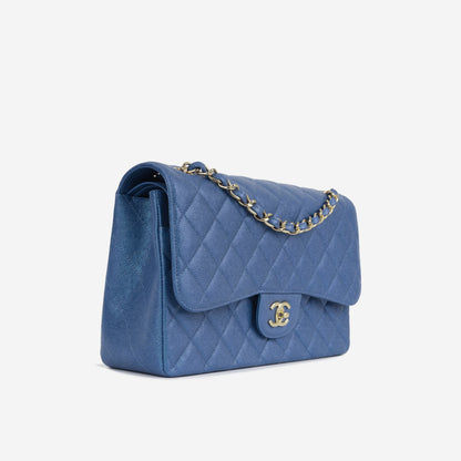Chanel Classic Flap Caviar Black Shoulder Bag Style 7