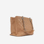 Chanel Shopping Tote Caviar Silver Tote Bag