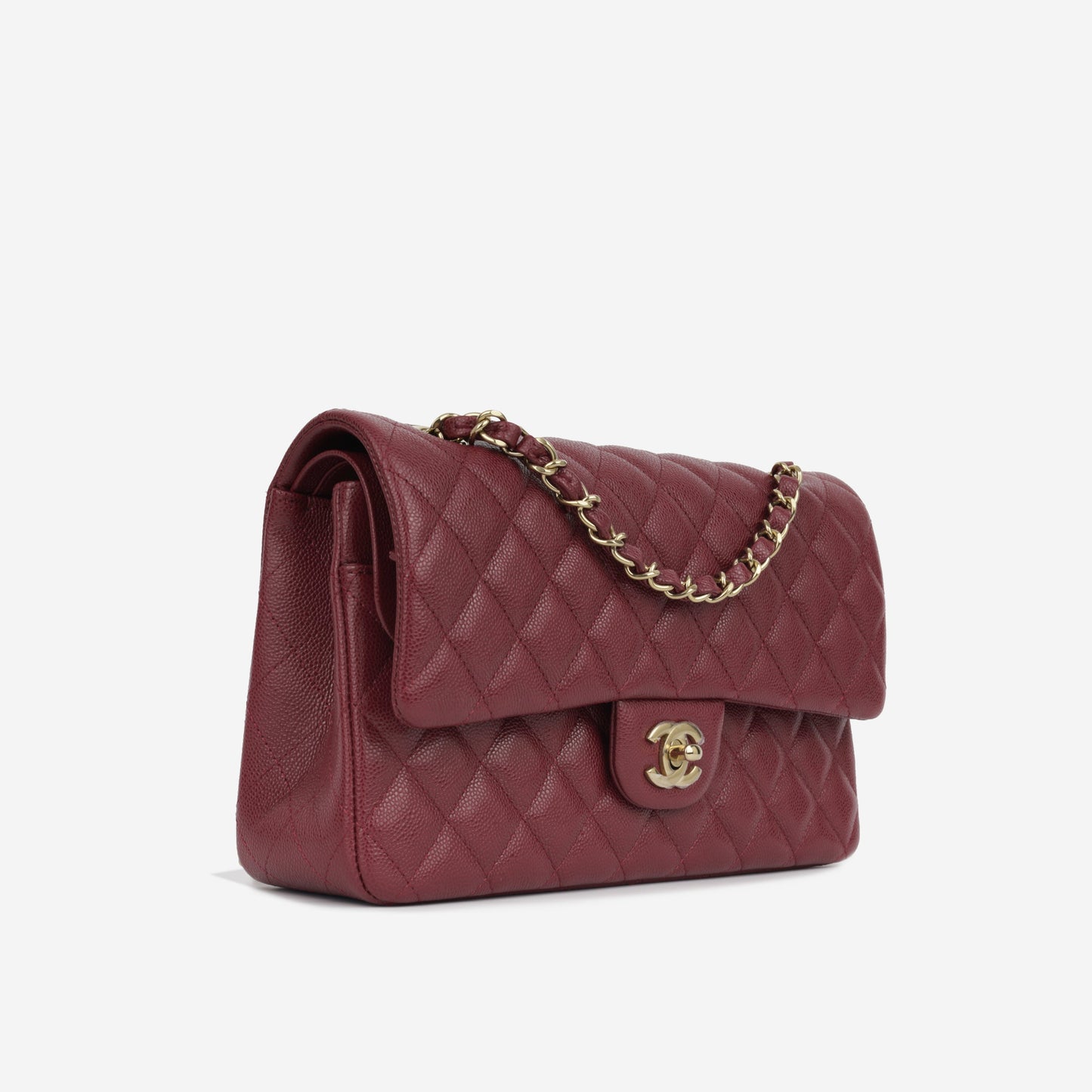 Chanel Classic Flap Lambskin Black Shoulder Bag Style 95