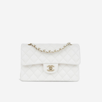 Chanel Classic Flap Lambskin Gold Shoulder Bag Style 101