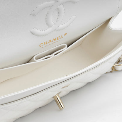 Chanel Classic Flap Lambskin Gold Shoulder Bag Style 138