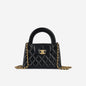 Chanel Kelly Lambskin Black Shoulder Bag Style 7