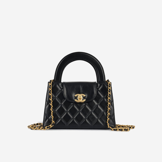 Chanel Kelly Lambskin Black Shoulder Bag