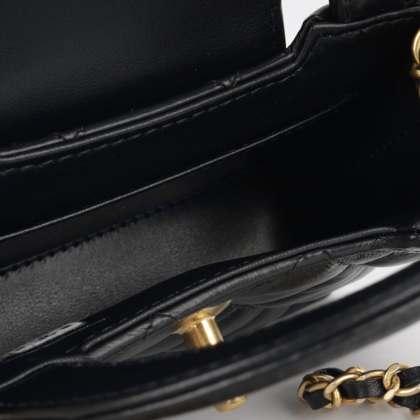 Chanel Kelly Lambskin Black Shoulder Bag Style 4