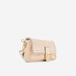 Fendi Baguette Suede Beige Shoulder Bag