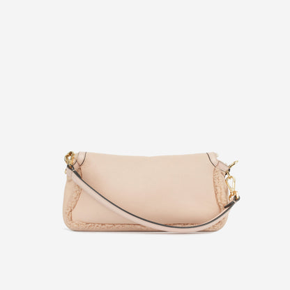Fendi Baguette Suede Beige Tote Bag