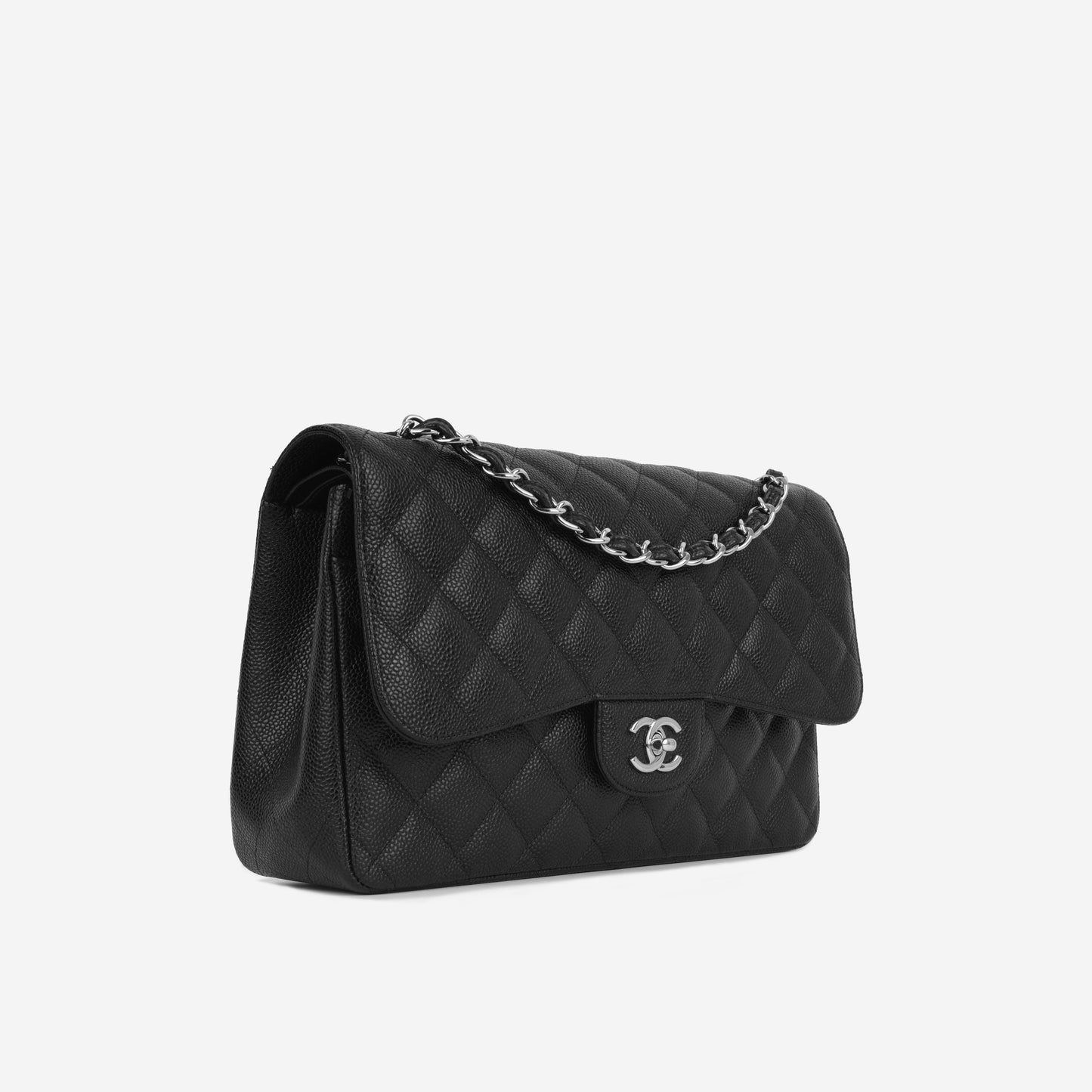 Chanel Classic Flap Lambskin Black Shoulder Bag Style 29