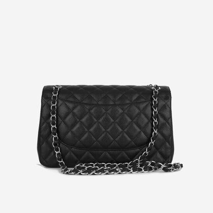 Chanel Classic Flap Lambskin Black Shoulder Bag Style 29