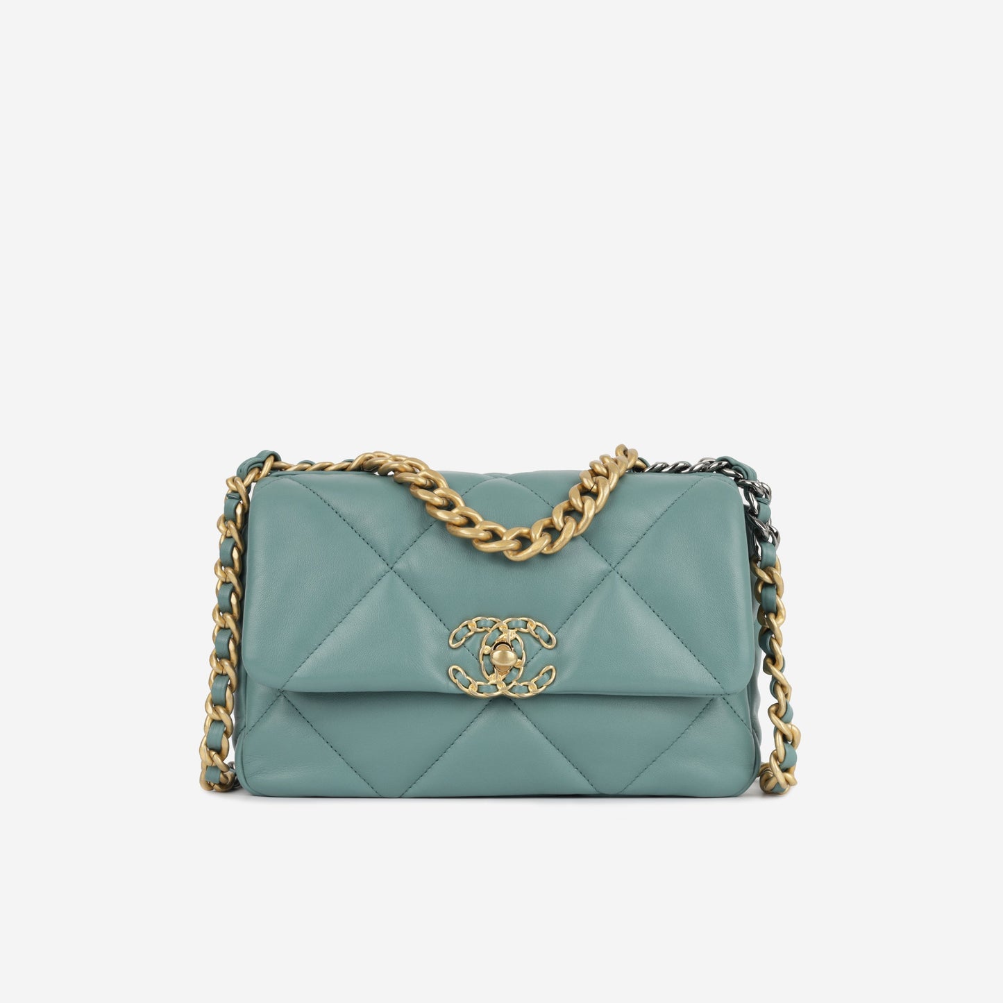Chanel Chanel 19 Lambskin Gold Shoulder Bag Style 4