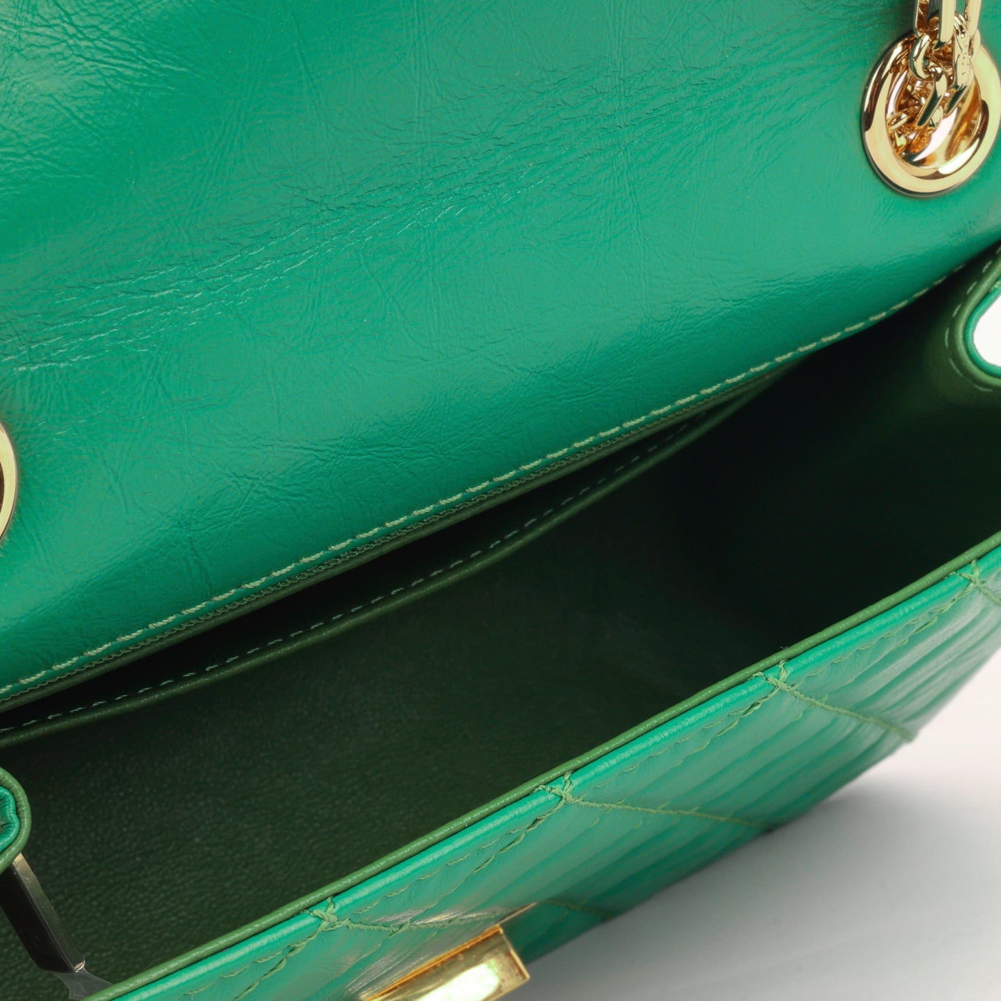 Chanel Mini Reissue 2 55 Handbag - Jade Green Calfskin