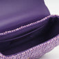 Chanel Small Top Handle - Purple Sequin Tweed
