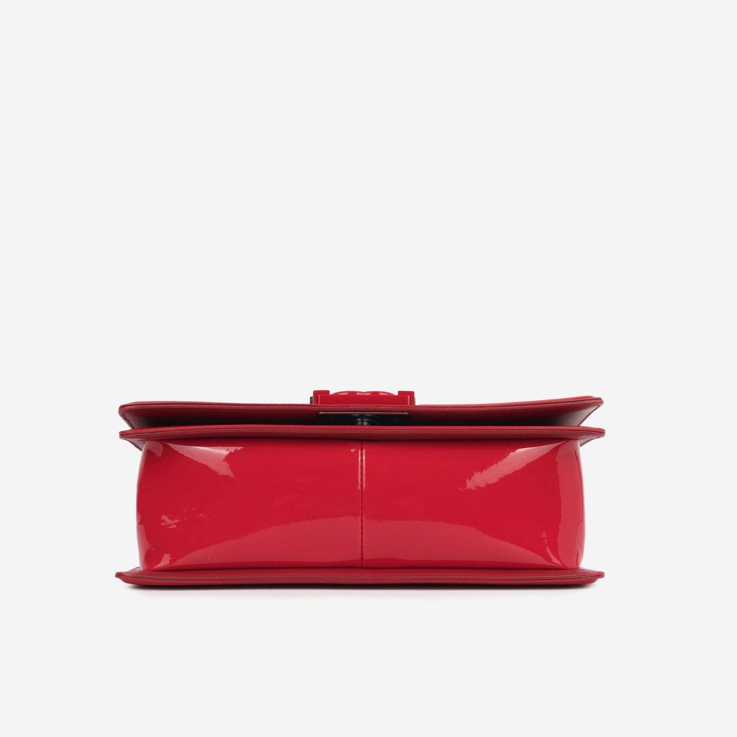 Chanel Boy Bag - Old Medium Red Patent