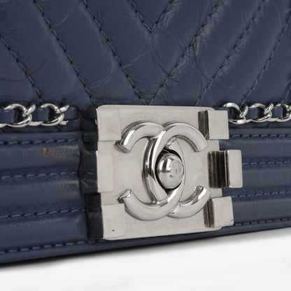 Chanel Boy Bag Lambskin Black Shoulder Bag Style 21