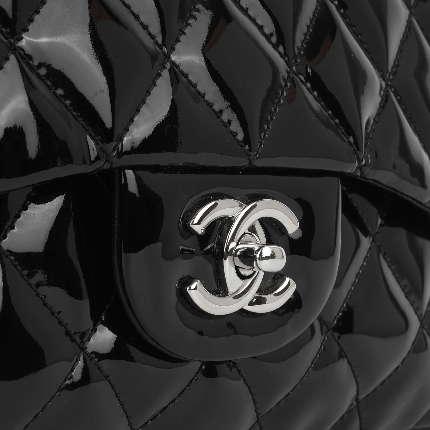 Chanel Classic Flap Lambskin Black Shoulder Bag Style 90