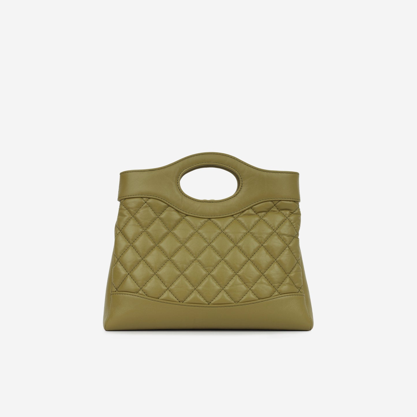 Chanel Luxury Calfskin Gold Handbag Calfskin
